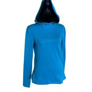 Under Armour Fitted, Cold Gear, hoodie, teal, women's size M